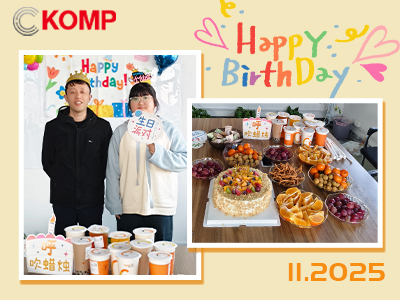 KOMP Celebrates Employee Birthdays with Warmth and Appreciation