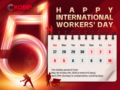 KOMP May Day Holiday Notice