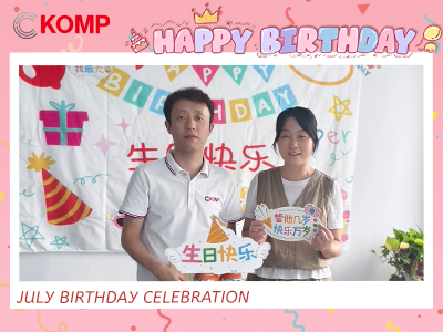 Warm Celebration for July Birthday Employees | KOMP