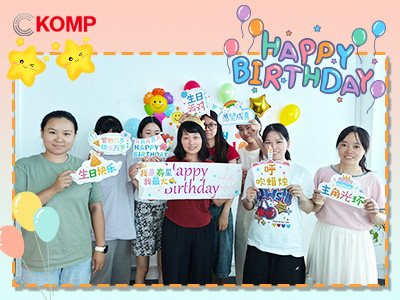 KOMP Celebrates Employee Birthday with Heartfelt Surprise
